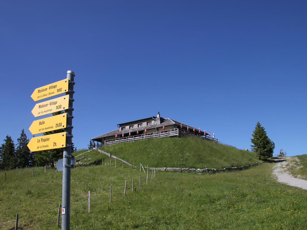 Refuge De Plan-Francey Hotel Moleson Bagian luar foto